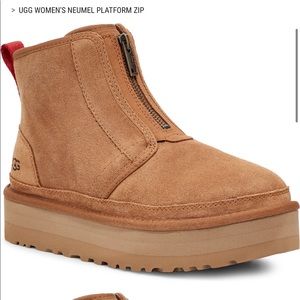 SOLD OUT New UGG NEUMEL PLATFORM ZIP original box & wrap. Ordered extra.